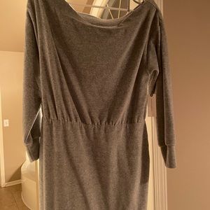 Anthropologie Charcoal Maxi Dress